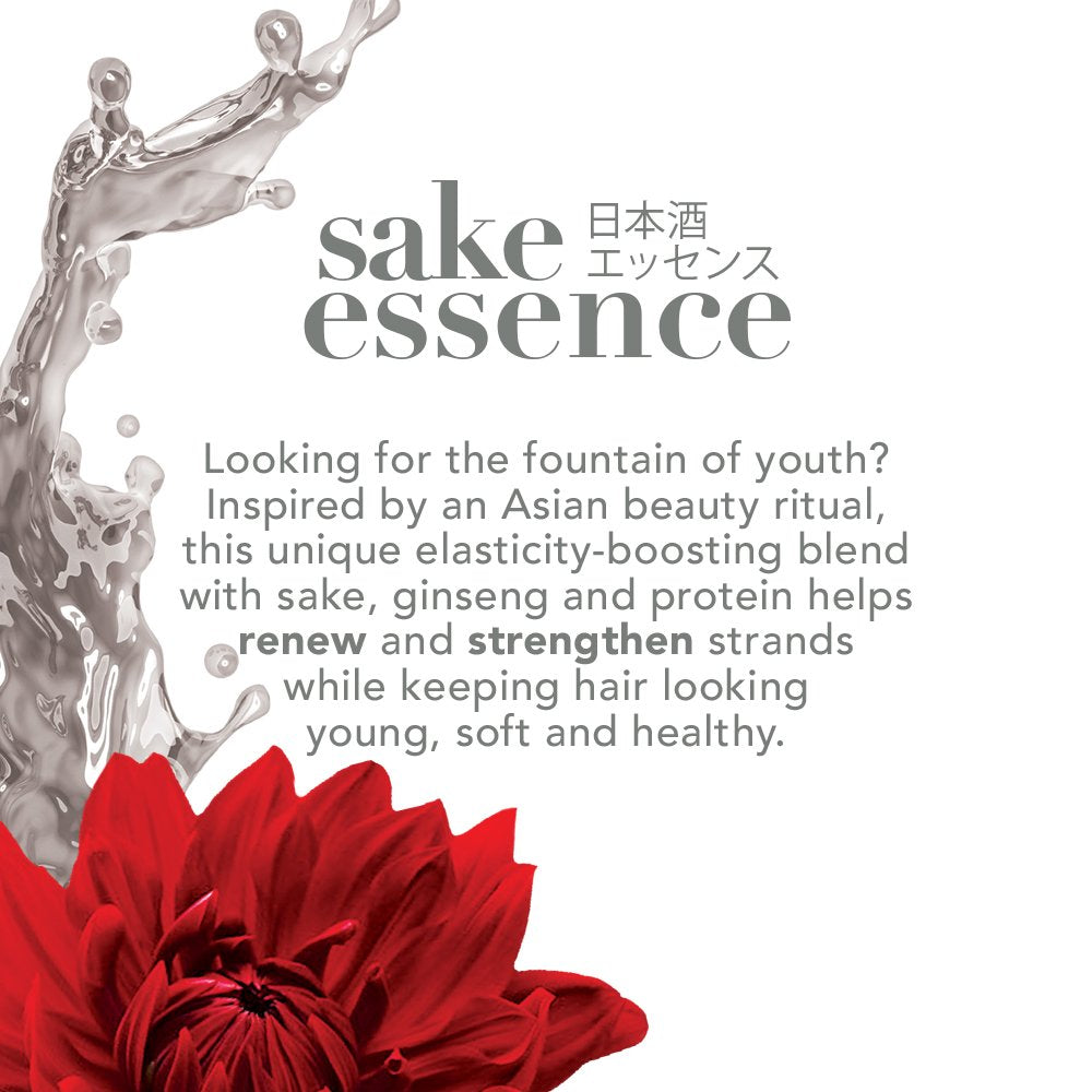 OGX Youth Enhancing + Sake Shampoo, 13 Ounce Bottle Sulfate-Free Surfactant Shampoo